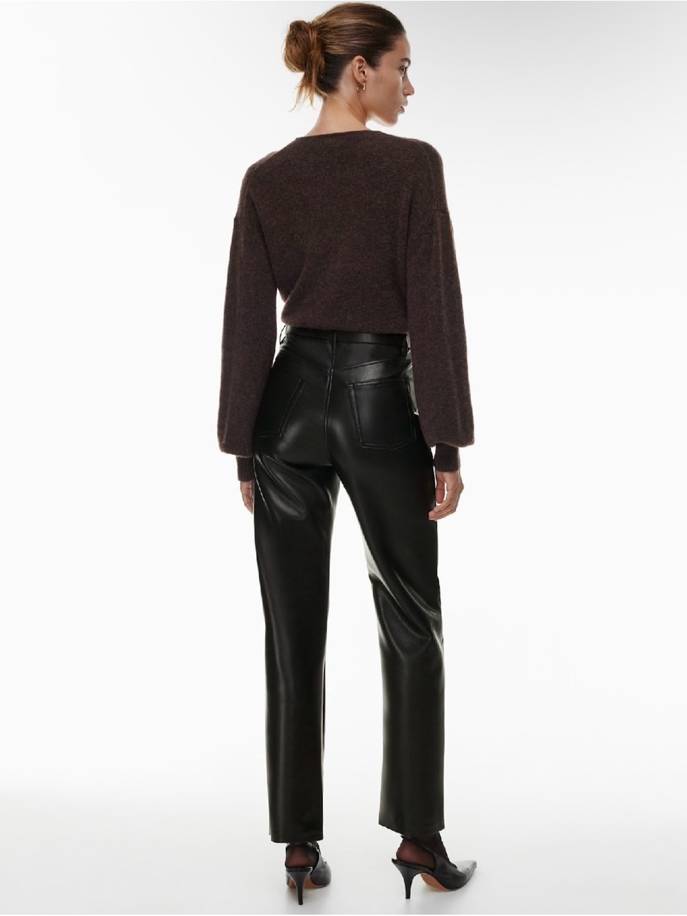 Aritzia Wilfred White Birch Straight-Leg Melina’s